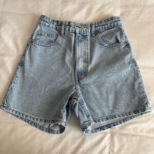 Zara Light Wash Denim Shorts